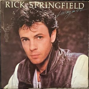 Vintage 1983 Rick Springfield Living in Oz 12” Vinyl Record